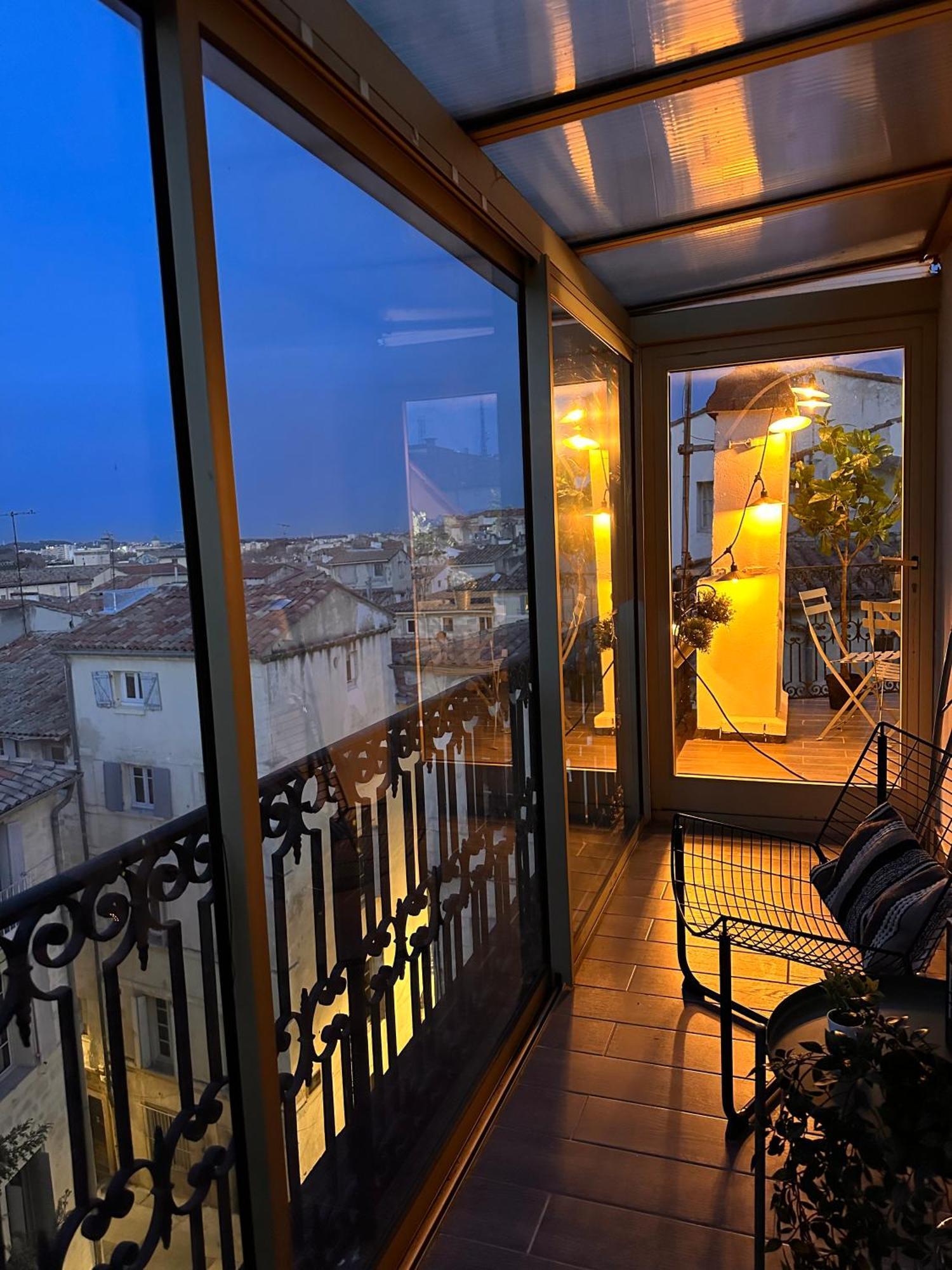 Ferienwohnung La Terrasse, Vue Sur Les Toits De Montpellier Exterior foto